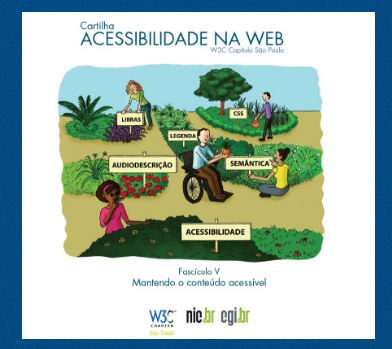 Capa da cartilha de acessibilidade